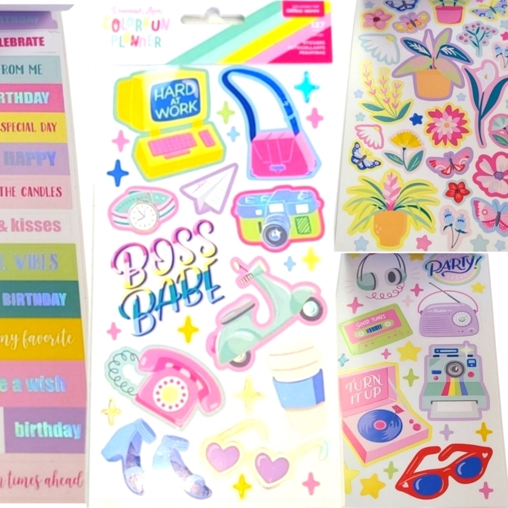 127 pc Boss Babe Sticker Set Planner Stickers